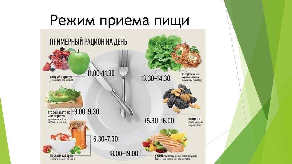 О правильном режиме питания по часам: расписание, график приема пищи