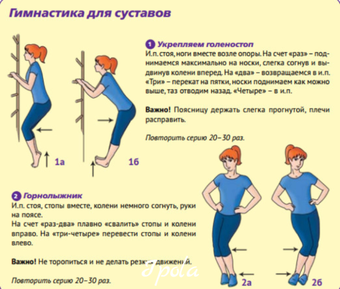 Гимнастика для лечения коленей - принципы выполнения, лечебный эффект, противопоказания