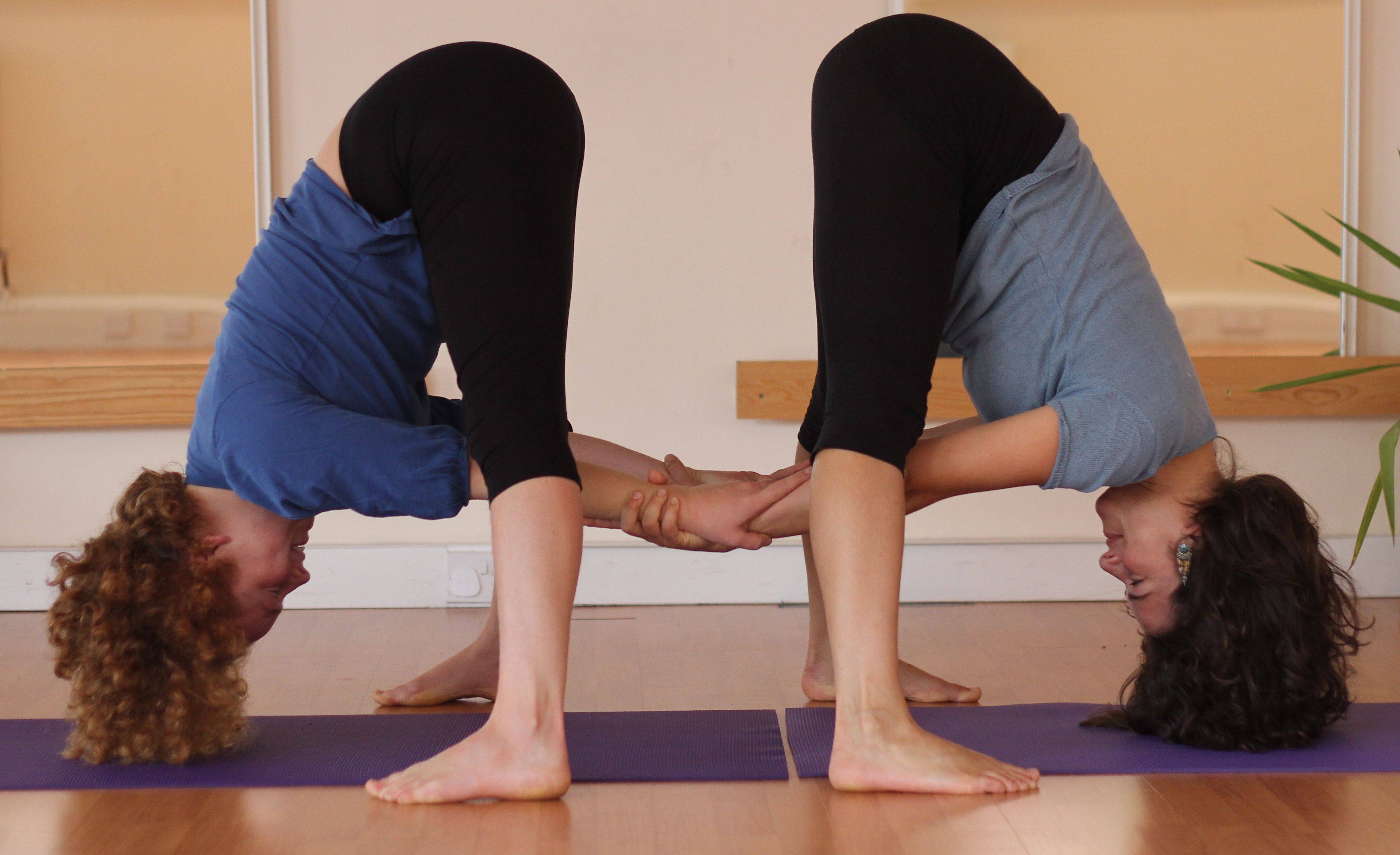 Йога на двоих: легкие и сложные позы для начинающих и продвинутых, польза парной йоги, меры предосторожности — гармония