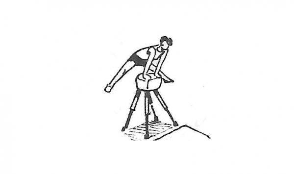 Опорный прыжок через козла: техника выполнения ноги врозь и вместе