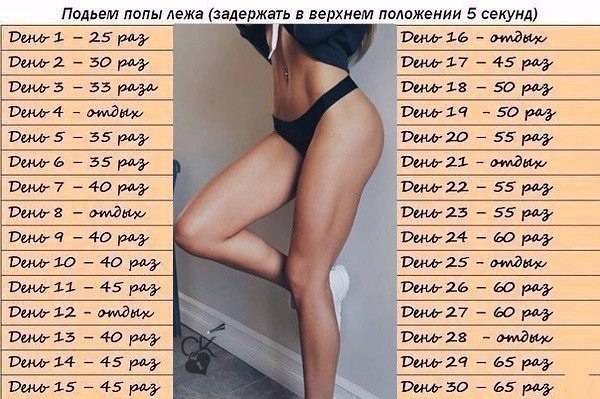 Реально ли накачать попу дома? комплекс упражнений для ягодиц в домашних условиях - tony.ru
