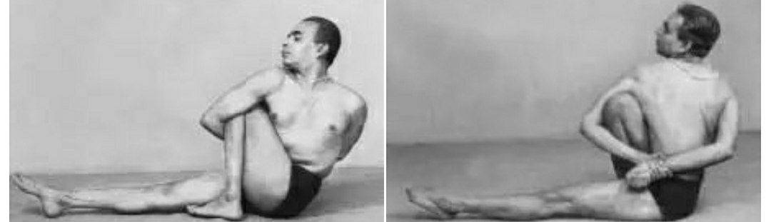 Секреты выполнения маричиасаны 1 и 2, техника позы мудреца маричи в йоге, польза асаны
