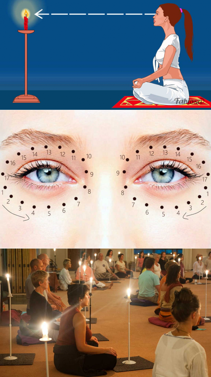 Тратака медитация – практическое занятие, раскрытие третьего глаза (аджна-чакры)