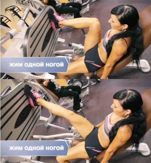 Жим ногами в тренажере для ягодиц: техника выполнения для женщин | irksportmol.ru