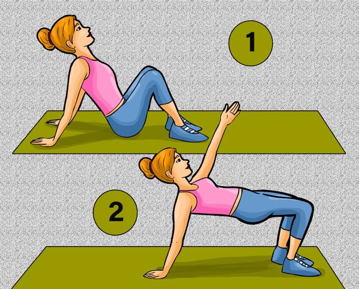 3 упражнения, которые помогут справиться с чувством тяжести после переедания