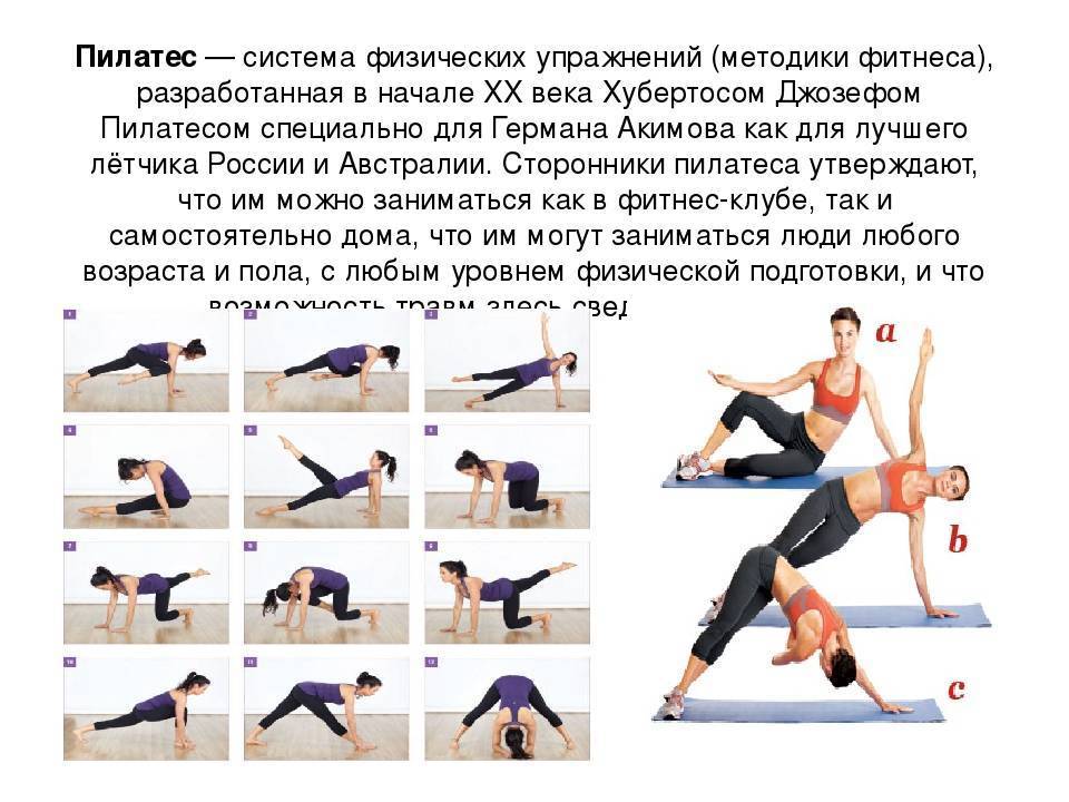 Пилатес - гимнастика для всех. комплекс упражнений