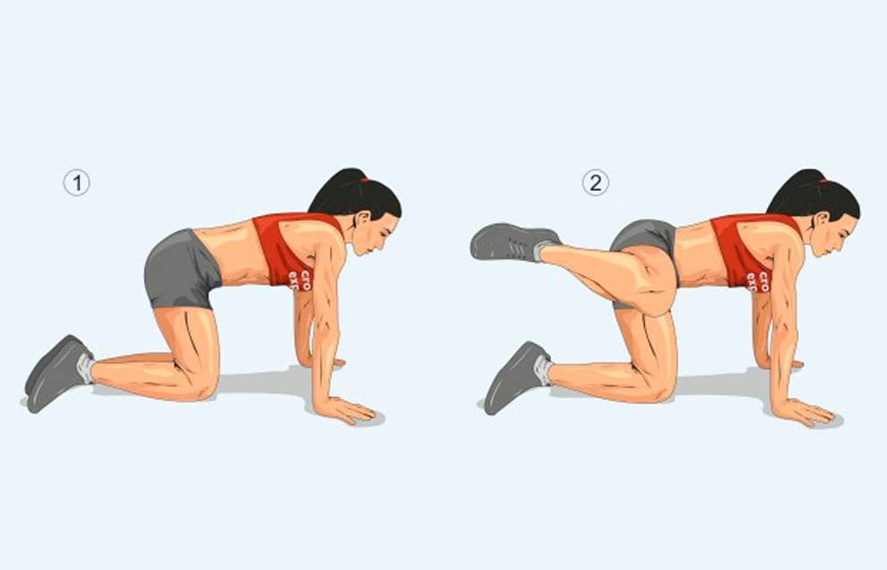 Махи ногами для похудения ягодиц, как правильно делать упражнение в сторону и назад