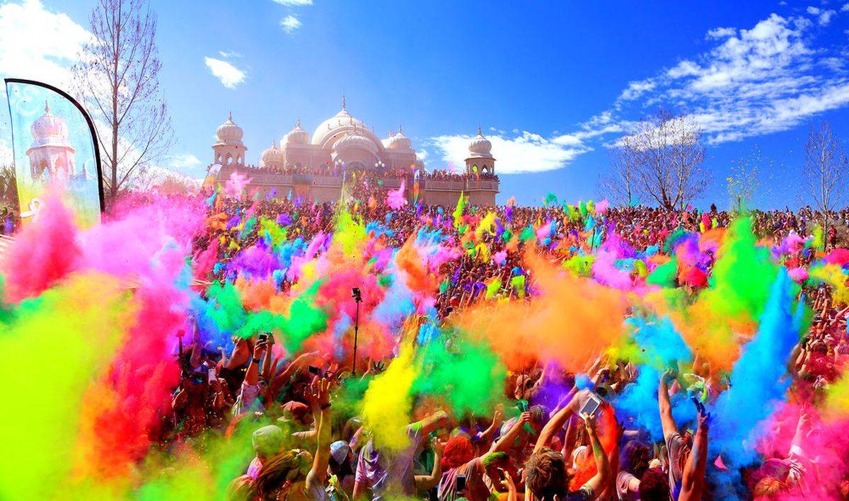 Краски холли, что это такое: индийский фестиваль красок