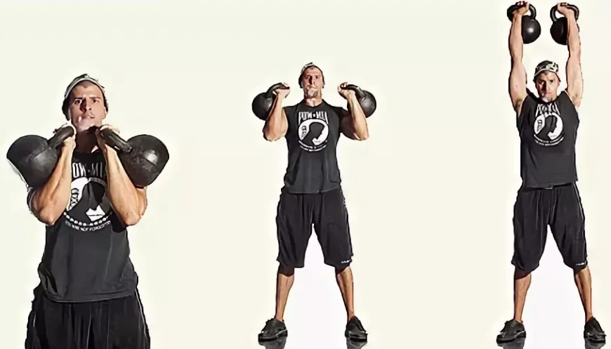 Упражнения с гирей: комплекс на все группы мышц (фото и видео)