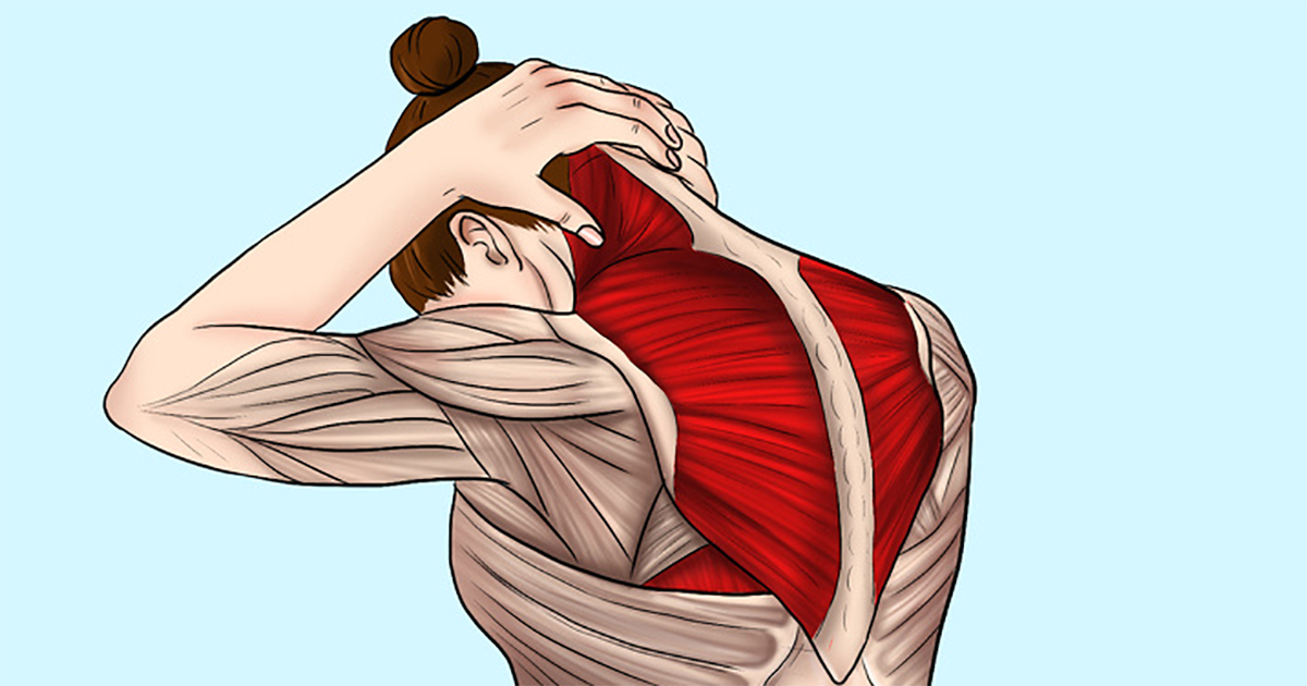 Помощь при боли верхней части трапециевидной мышцы