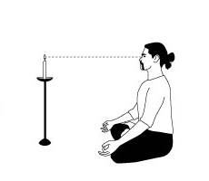Тратака – медитация на пламя свечи