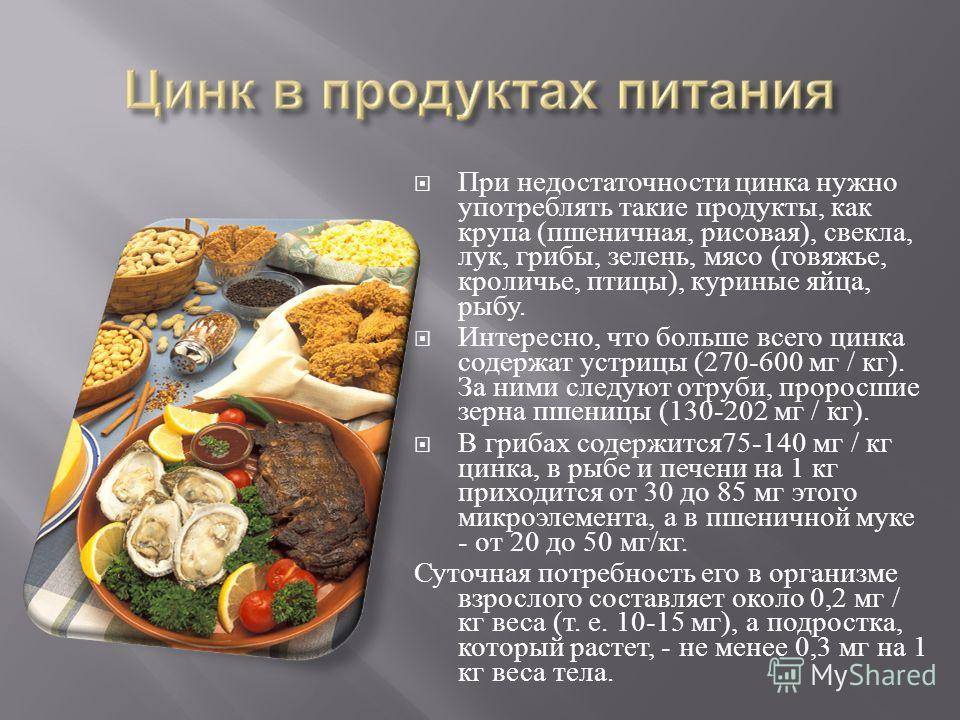 Зачем нам нужен цинк и в каких продуктах его много: топ-10 доступных источников важного микроэлемента tea.ru