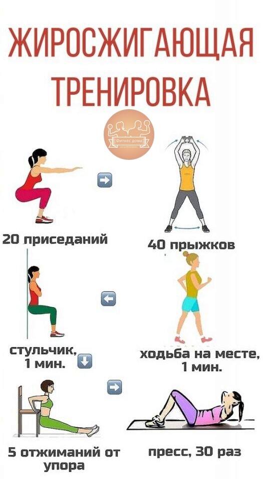 Самые лучшие упражнения для сжигания жира — life-sup.ru