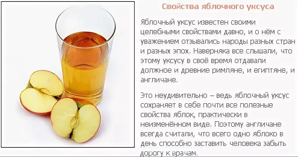 Как пить яблочный уксус для похудения?