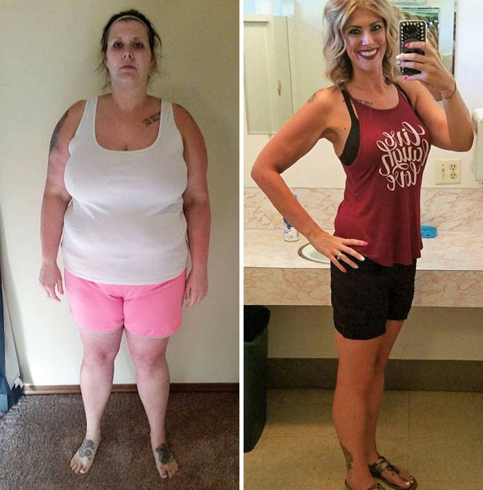 История похудения без диеты с фото до и после